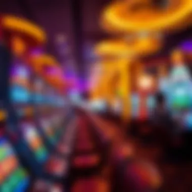 Diverse Gaming Experience at Akwesasne Mohawk Casino Vibrant gaming floor filled with diverse gaming options