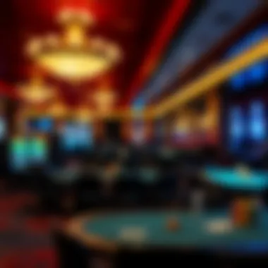 Overview of the Ameristar Kansas City Poker Room