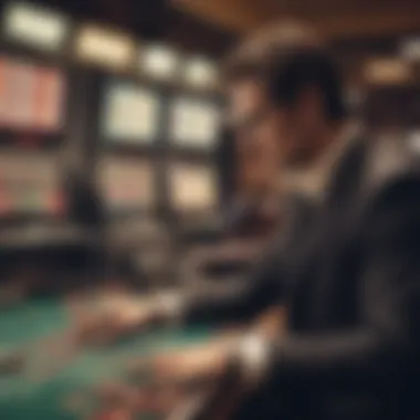 Person analyzing different bookmakers' odds