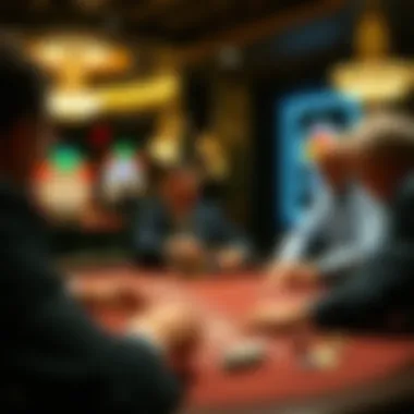 Strategic gameplay in a casino setting