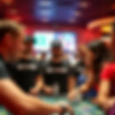 Community Engagement Through BetMGM Apparel A lively community event featuring BetMGM apparel, illustrating player engagement and identity.