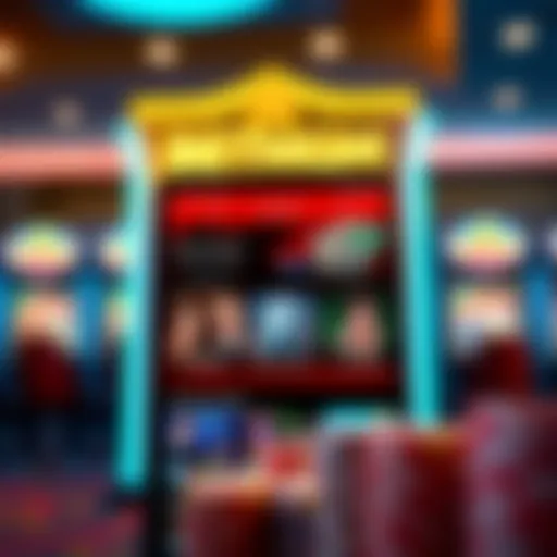 User interface of the BetMGM app showcasing various features