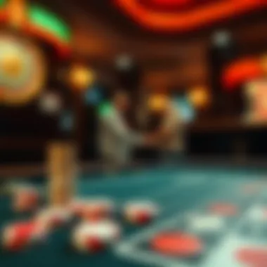 Illustration showcasing the regulatory landscape affecting online casino withdrawals