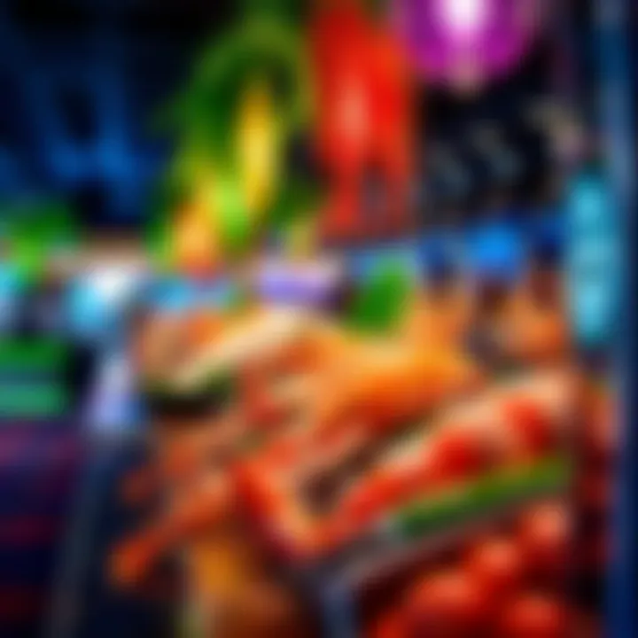 Fresh Catches from the Ocean Vibrant display of fresh seafood at a Las Vegas buffet