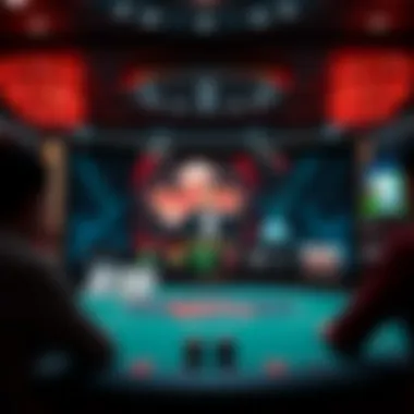 User interface showcasing a live dealer game