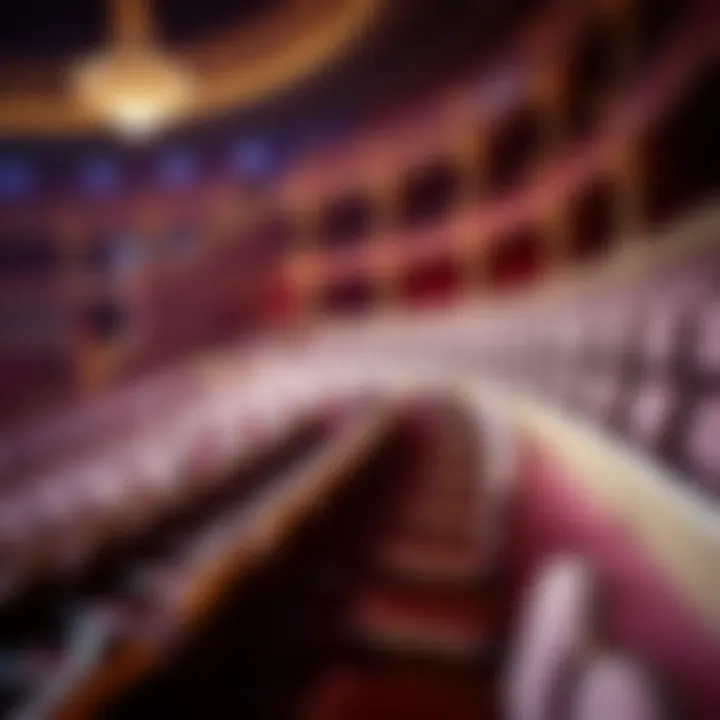 Interior shot highlighting the luxurious seating arrangement of the Colosseum