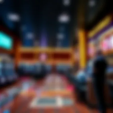 An overview of the New York State Lottery headquarters.