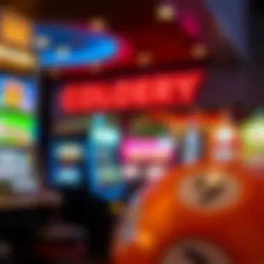 Illustration of various online lottery games available in Colorado