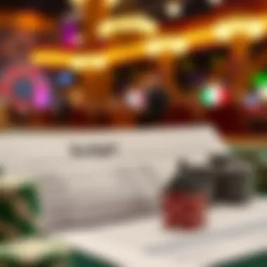 A well-organized budget sheet for managing gambling finances