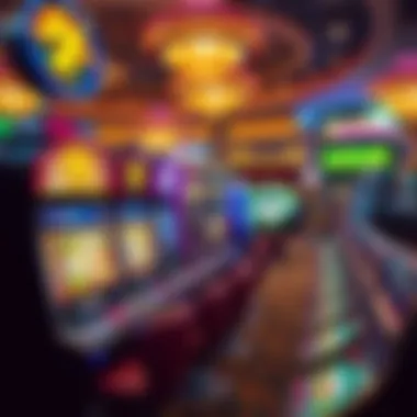 A vibrant casino floor showcasing diverse gaming options