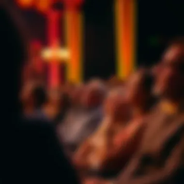 Audience captivated by the performance, immersed in the experience