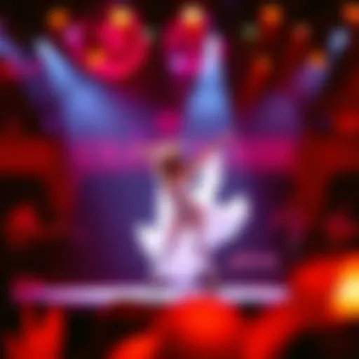 Spectacular performance on stage showcasing artistic expression