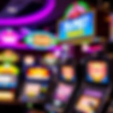 Different variants of video poker displayed on casino floor