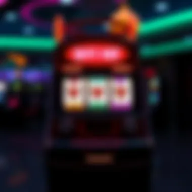 Conceptual design of a slot machine app interface