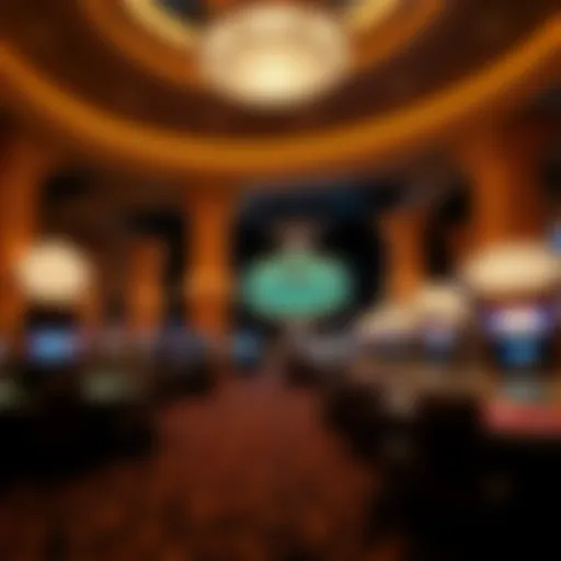 Elegant interior of the Diamond Desert Casino showcasing opulence