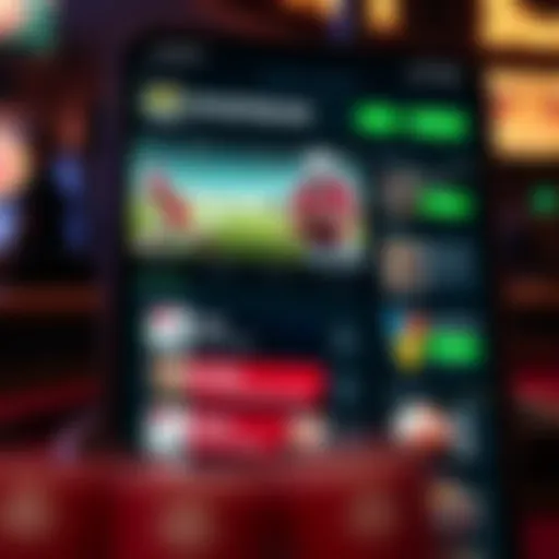 User interface of the DraftKings Sportsbook app showcasing betting options