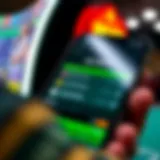 User interface of the DRF Bets mobile application showing betting options