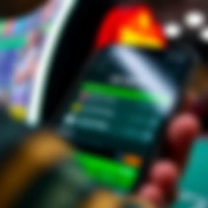 User interface of the DRF Bets mobile application showing betting options