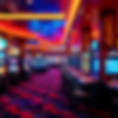 Luxurious gaming area within Empire Resorts showcasing its vibrant atmosphere