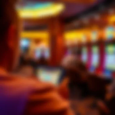 Engaging with Goldfish Casino Slots Player enjoying a session of Goldfish Casino Slots on a mobile device