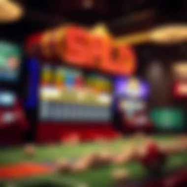 Visual representation of sports betting advertisements