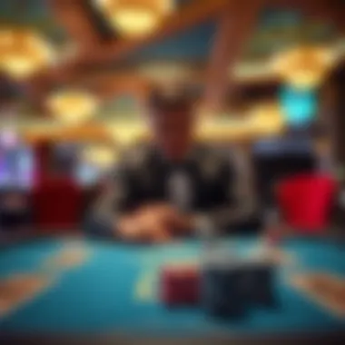 A visual representation of psychological aspects in gambling