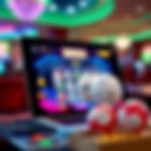 Online bingo gameplay interface