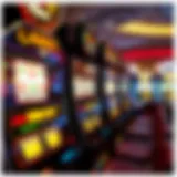 Intricate video poker machine display