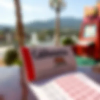 California Lottery Ticket California Lottery ticket with a scenic background