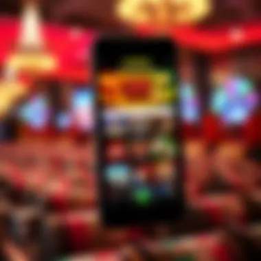 Discover the Interface of Casino Apps Mobile casino app interface showcasing bonuses