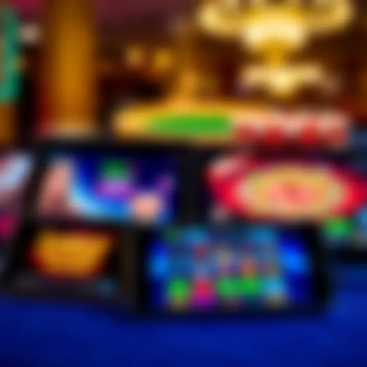 Showcasing the Best Casino Apps Top-rated casino apps displayed on various devices