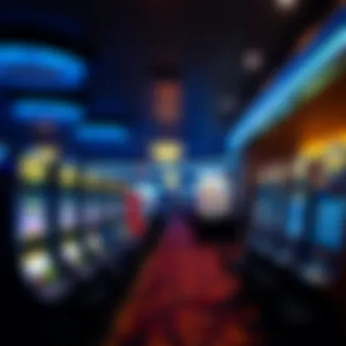 Exciting Gaming Floor at Atlanta Casino Hotels Exciting gaming floor with slot machines
