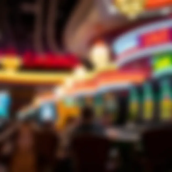 Exciting Casino Atmosphere Exciting atmosphere of a nearby casino