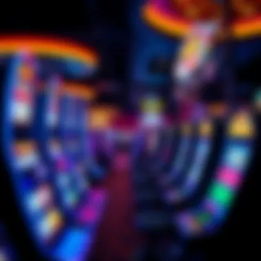 Vibrant Gaming Experience Vibrant gaming floor at a local casino