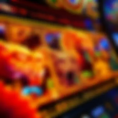 Detailed view of bonus features and mechanics within a Dragon Link slot.