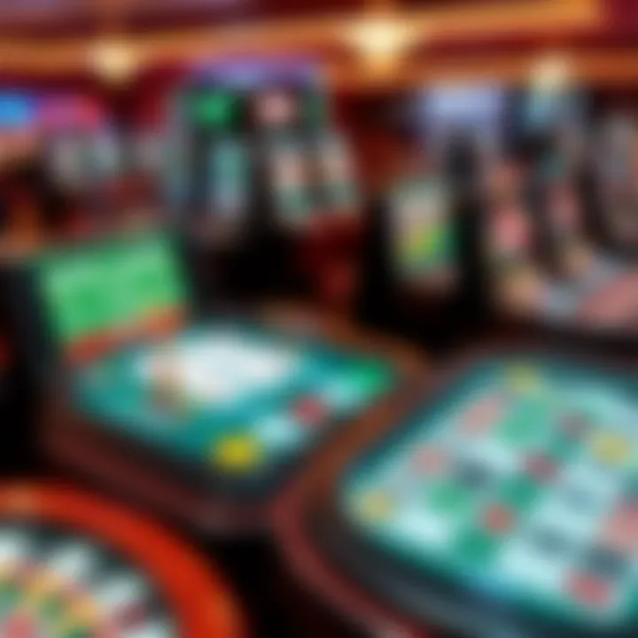 Variety of Free Live Casino Games An array of popular live casino games exemplifying diversity and appeal to players.