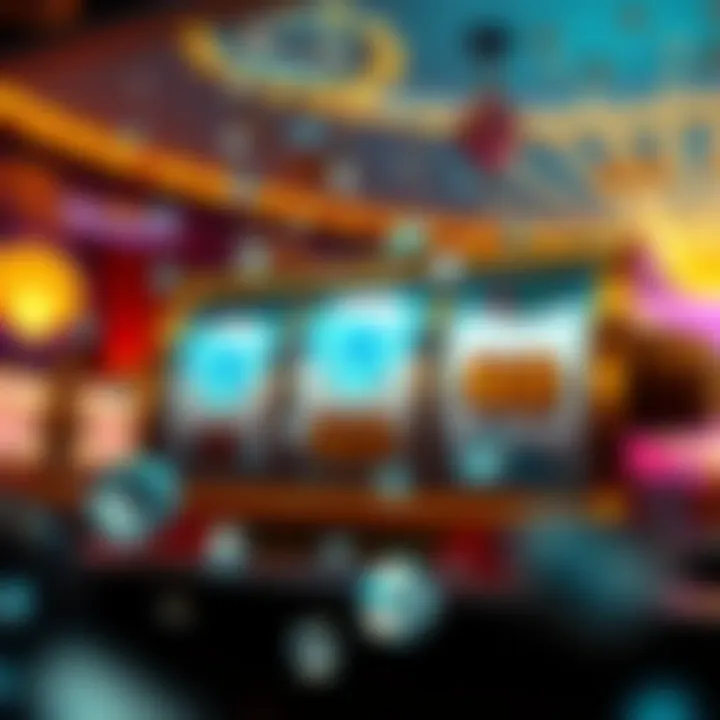 Winning Big: The Excitement of Diamond Wins A celebratory scene of winning spins with diamond graphics