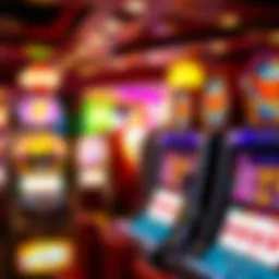 A vibrant display of various free Vegas slot machines