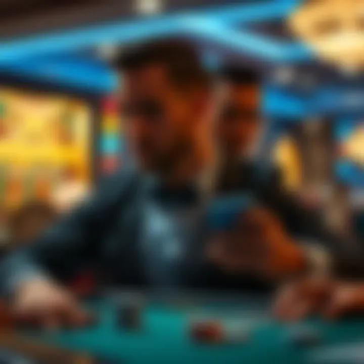 Novice vs Expert Gameplay with Poker Apps A visual comparing novice and expert gameplay using poker apps