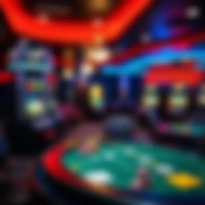 A serene setting illustrating responsible gaming practices