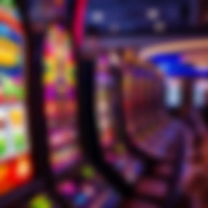High-paying slot machine interface with vibrant graphics