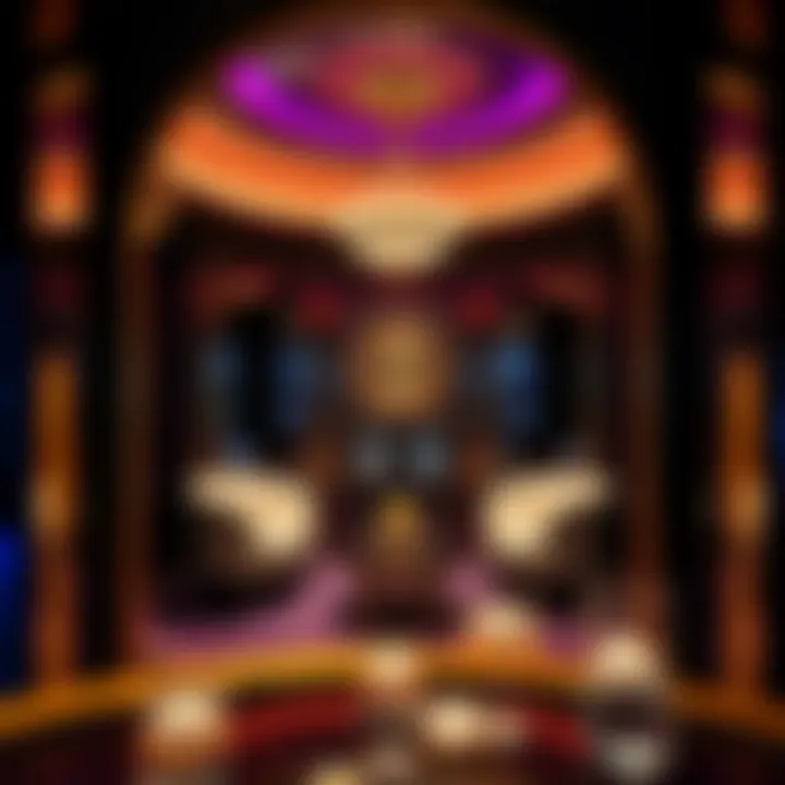 Opulent Design of a High Roller Pod Luxurious interior of a high roller private pod