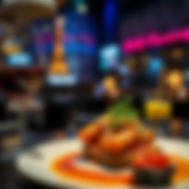 A gourmet dish from a trending restaurant