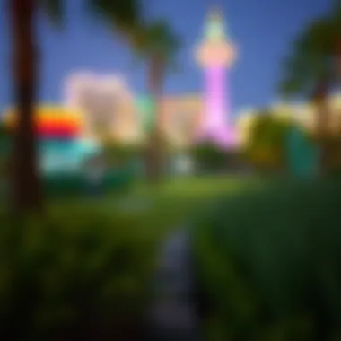 A serene park in Las Vegas offering a peaceful escape from the hustle