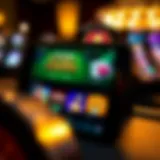 A visually engaging interface of a live casino app showcasing various games