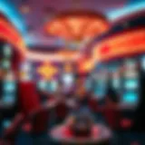 The Excitement of Live Bingo A vibrant bingo hall filled with excitement.