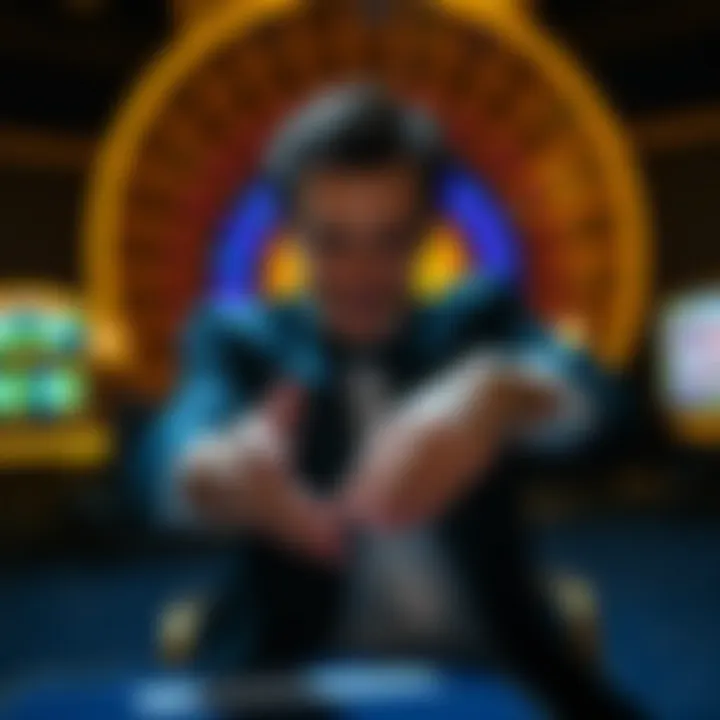 Mat Franco performing an illusion with flair