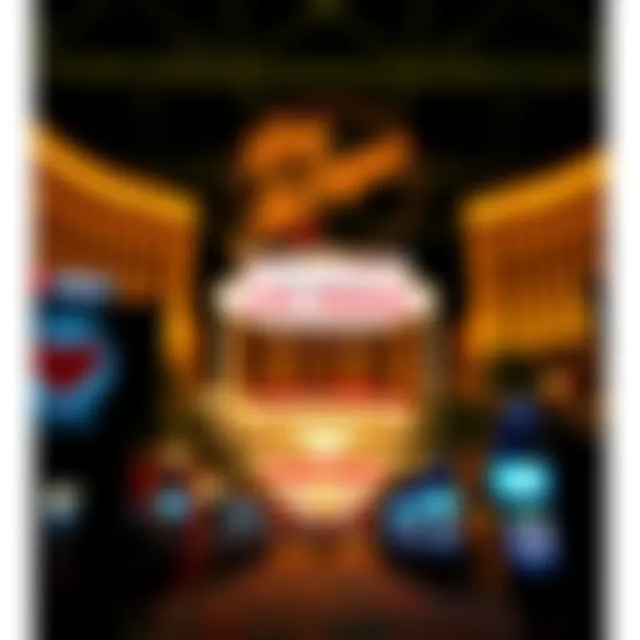 Backdrop showcasing Las Vegas nightlife
