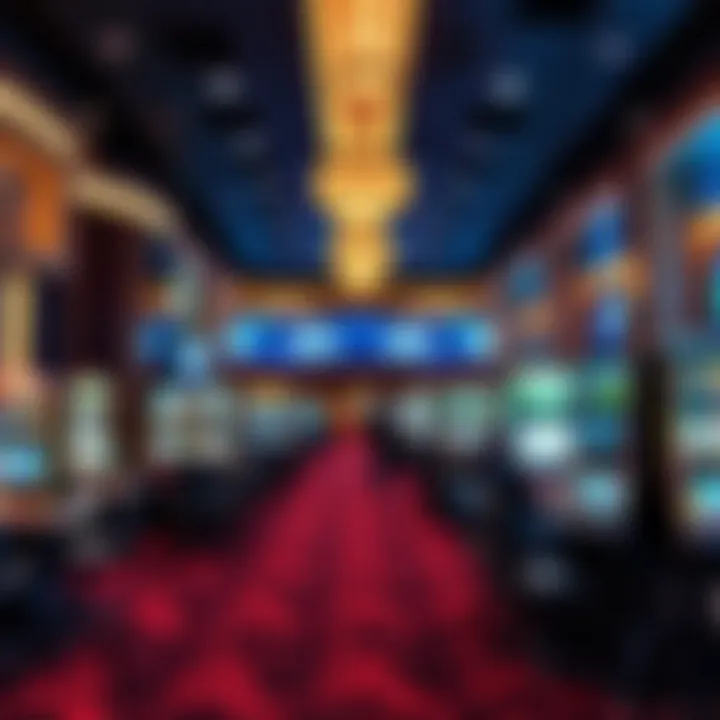 Luxury Gaming Experience Luxurious gaming area with modern amenities