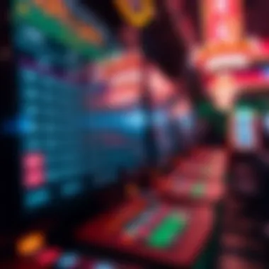 Online Betting Options A digital interface showcasing online betting options